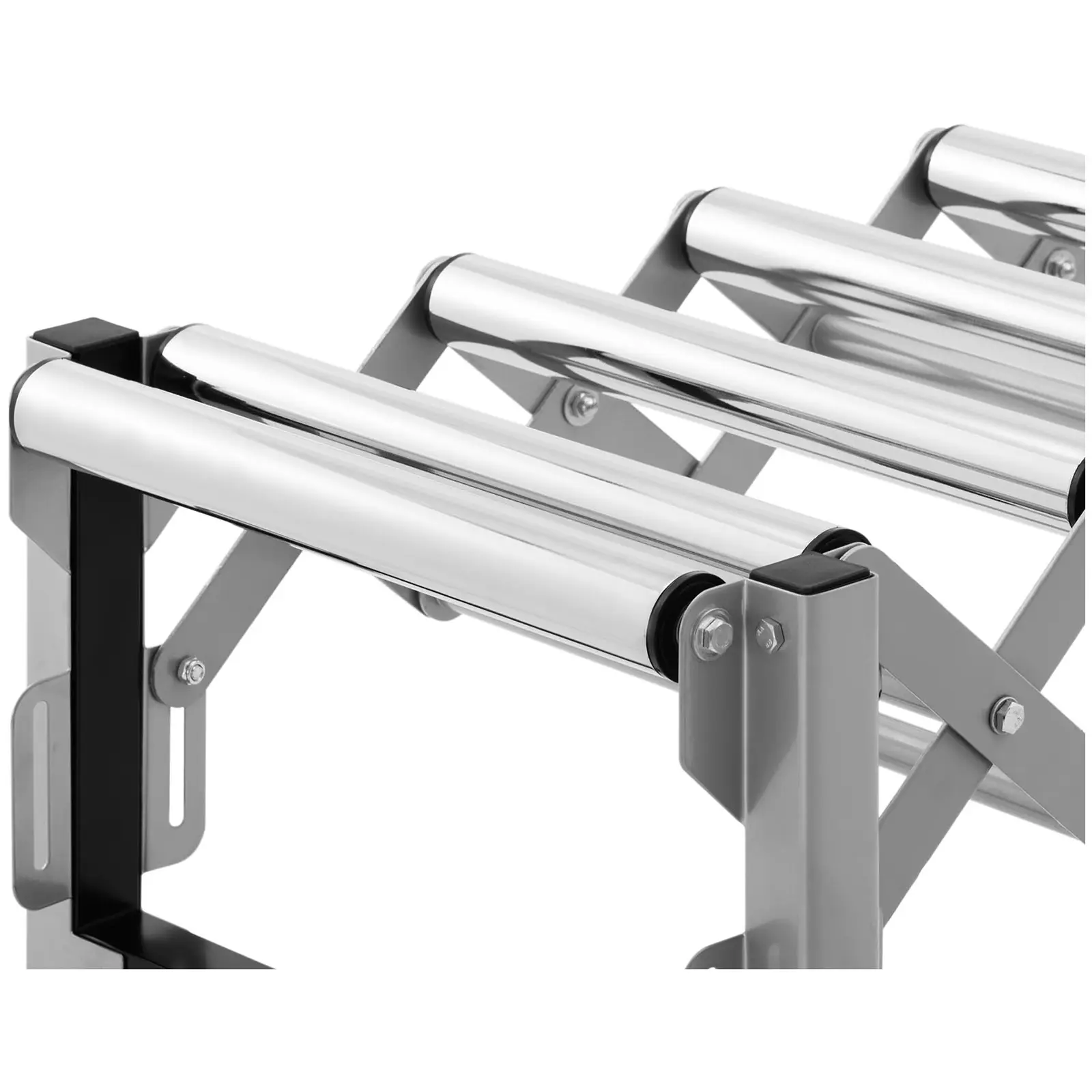 Convoyeur à rouleaux - 130 kg - 147 cm - 9 rouleaux - Réglable en hauteur - Pliable (Matériau(x): PVC)