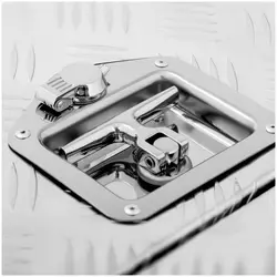 Aluminium Tool Box - checker plate - 75 x 25 x 40 cm - 75 L - lockable
