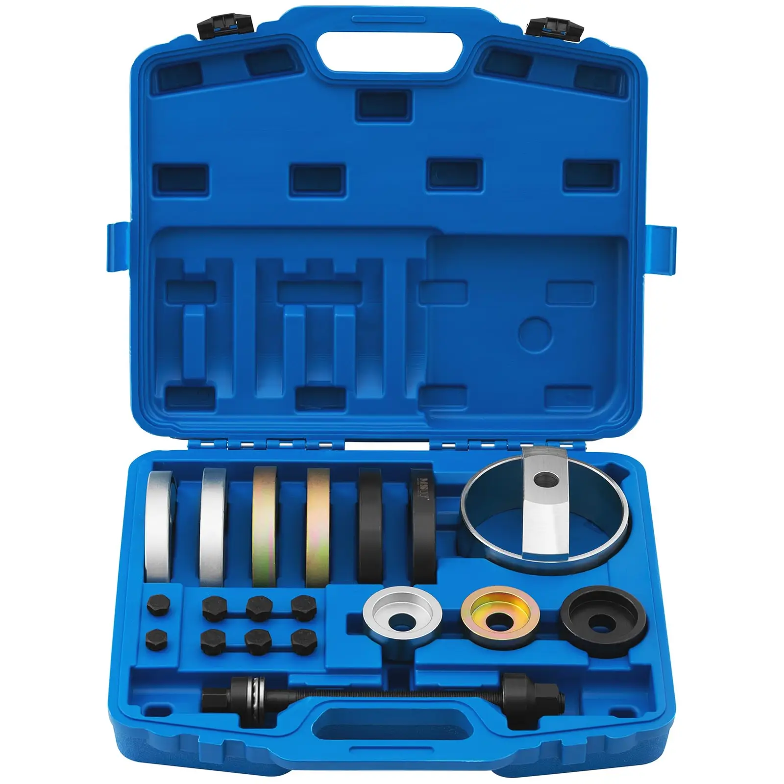 Kit de extragere a rulmenților de roți - Ø 62 mm, 66 mm, 72 mm (Transport Greutate: 13.45 kg)