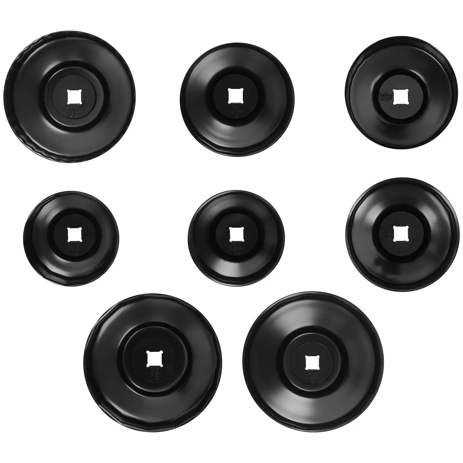 Juego de llaves para filtros de aceite - 16 piezas (Bolsa de transporte incluida: Sí)