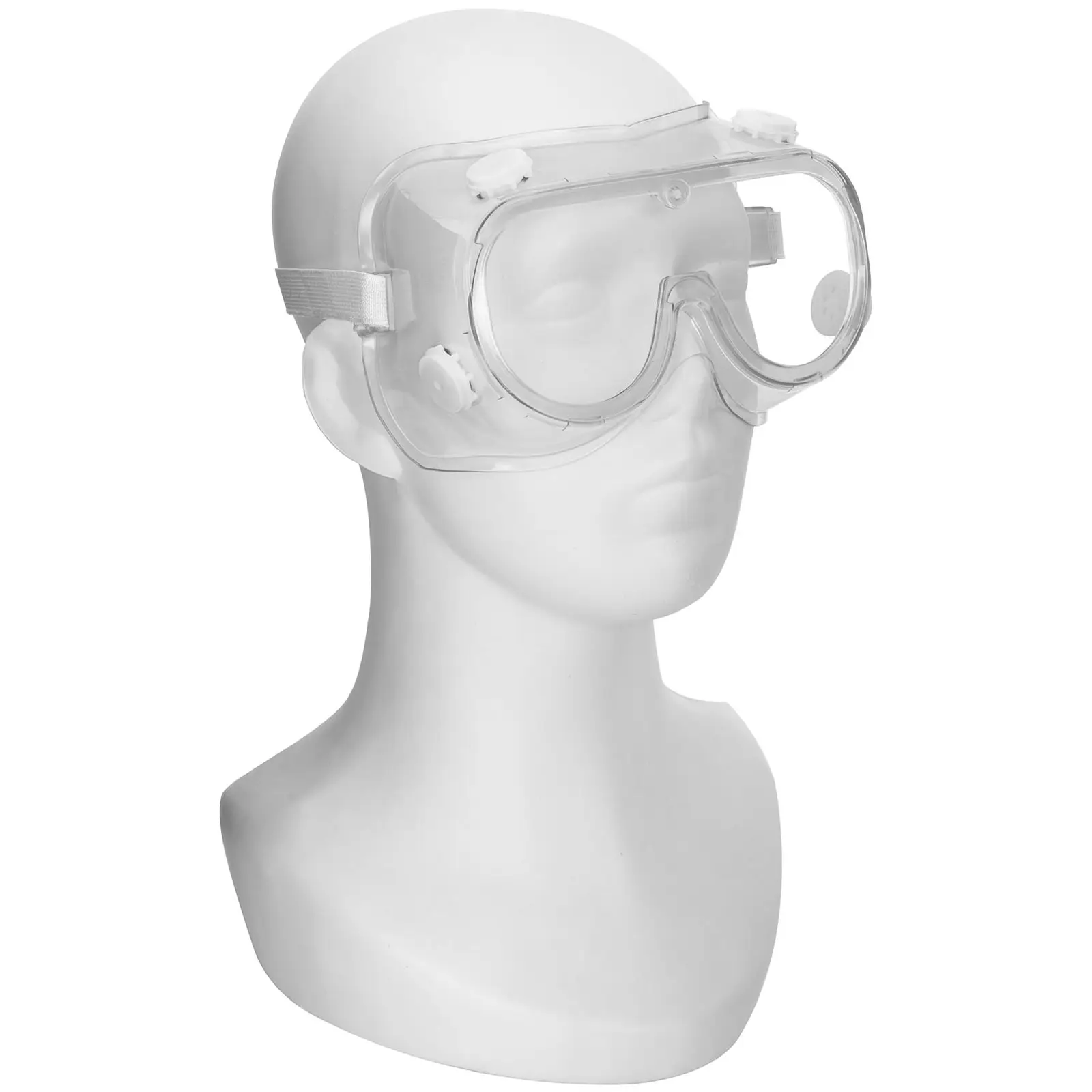 Beskyttelsesbriller - sett på 3 stk. - gjennomsiktig - one size