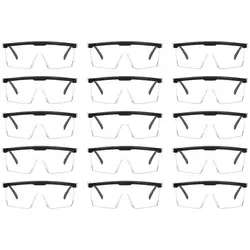 Safety Glasses - set of 15 - clear - adjustable