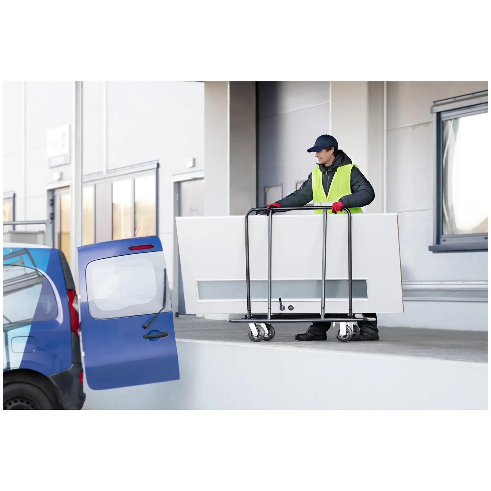 Chariot de manutention - Chariot porte-panneau - 500 kg max. (Capacité totale [kg]: 500)