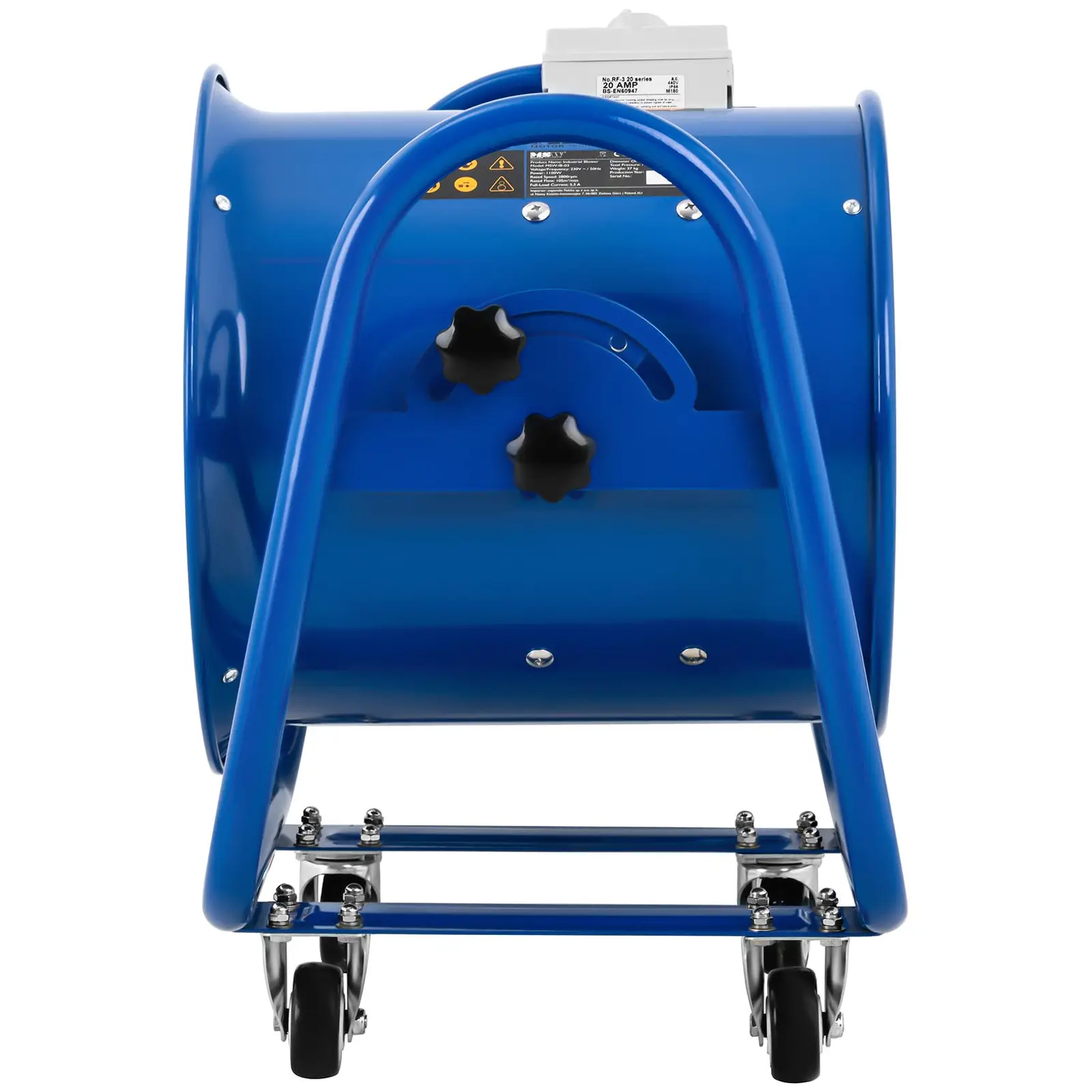 Ventilateur industriel - 8 000 m³/h - Ø 400 mm (Bruit émis: 90 dB)