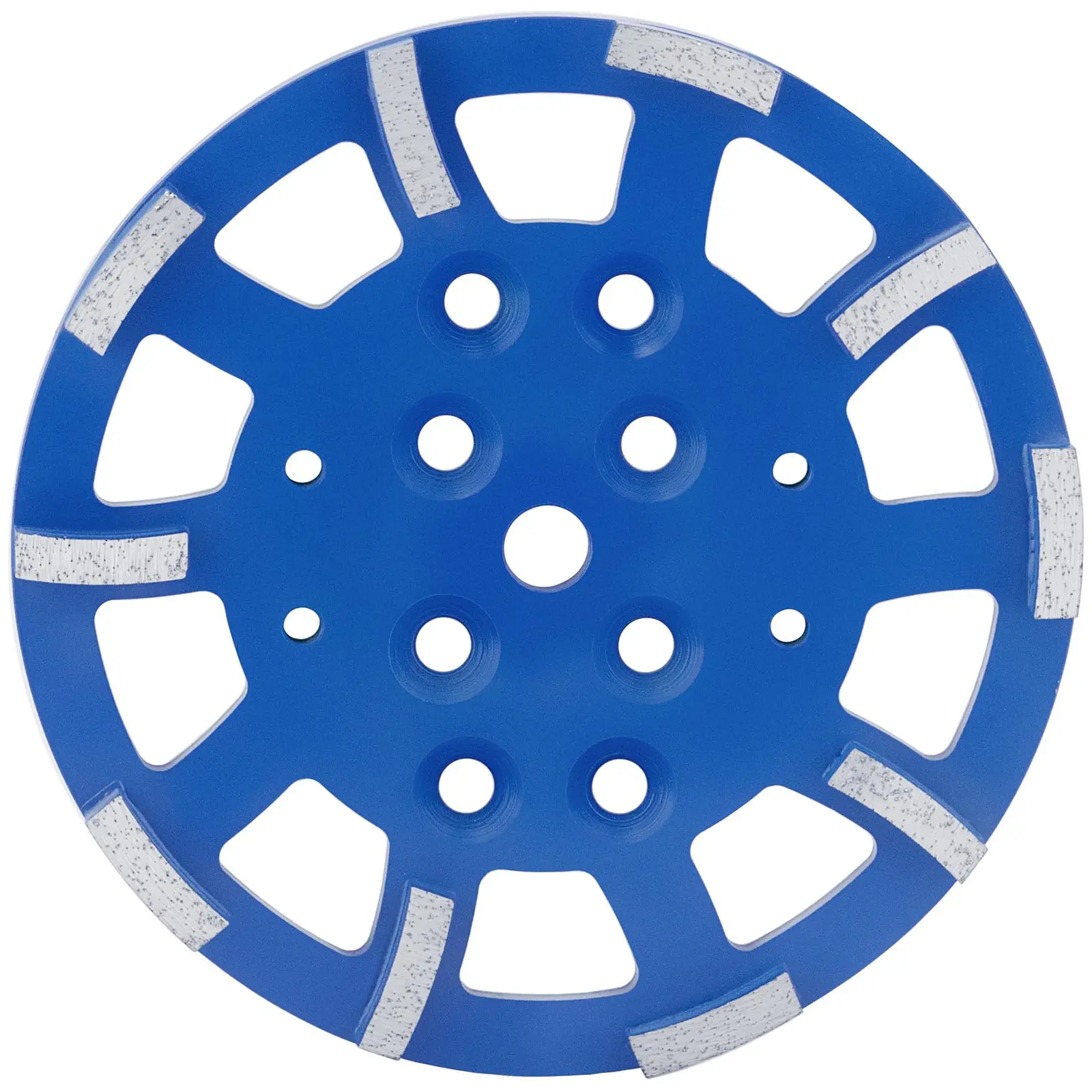 Diamantový brusný kotouč - průměr: 250 mm - pro beton - zrnitost 30 - 10 brusných segmentů (Materiál: Ocel)