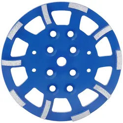 Disco para lixar concreto - diâmetro: 250 mm - para betão - grão 30 - 10 segmentos de lixa