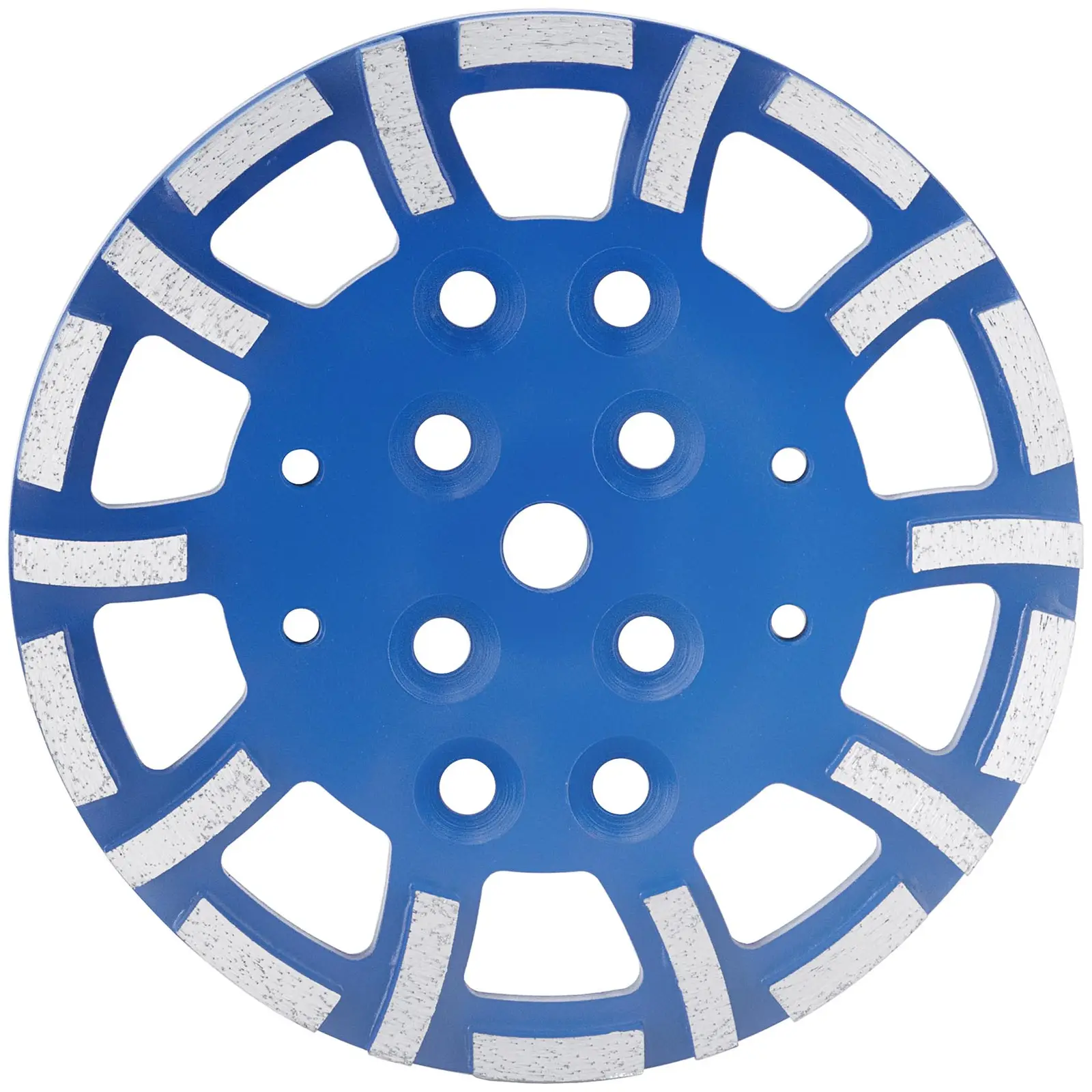 Diamantový brusný kotouč - průměr: 250 mm - pro beton - zrnitost 30 - 20 segmentů (Materiál: Ocel)