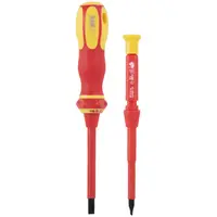 Insulated Screwdriver - set - insulated according to VDE - 12 pieces