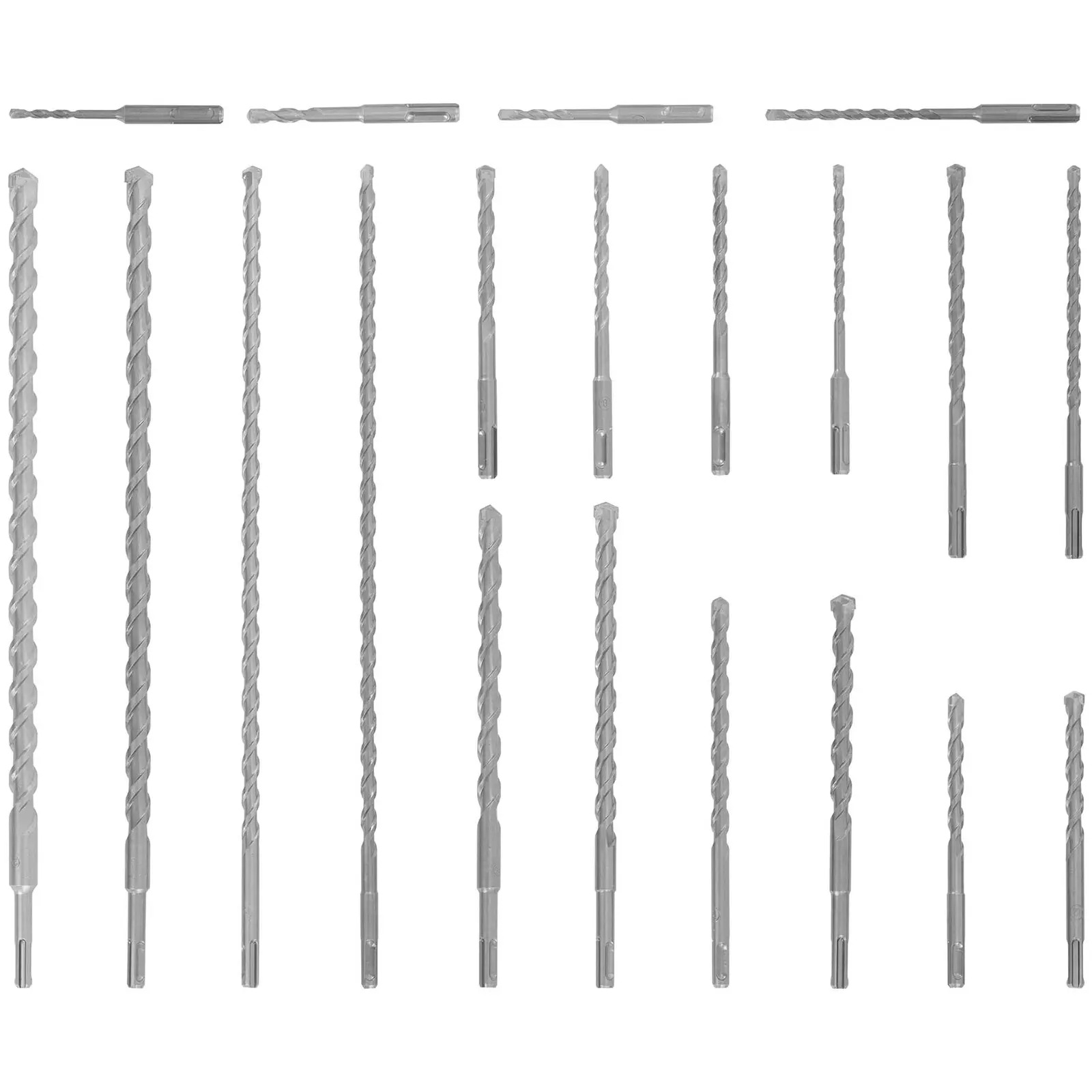 Sada vrtáků na beton Set - SDS Plus - 20 ks
