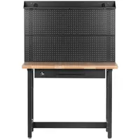 Workbench - 155 x 51 cm - height adjustable 95 - 176 cm - 227 kg - with drawer and pegboard