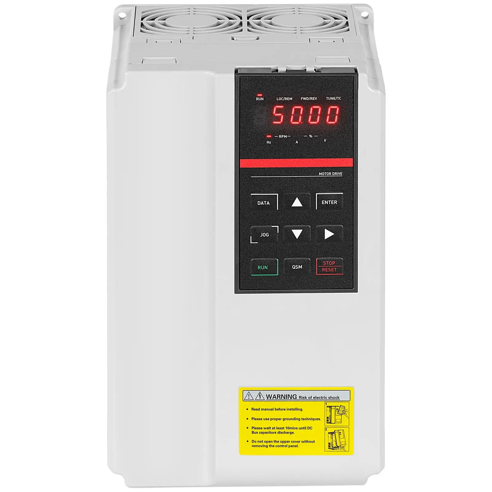 Frekvenciaváltó - 5,5 kW / 7,5 LE - 400 V - 50–60 Hz - LED (Túlmelegedés elleni védelem: Igen)