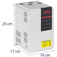 Měnič frekvence - 5,5 kW / 7,5 hp - 400 V - 50–60 Hz - LED