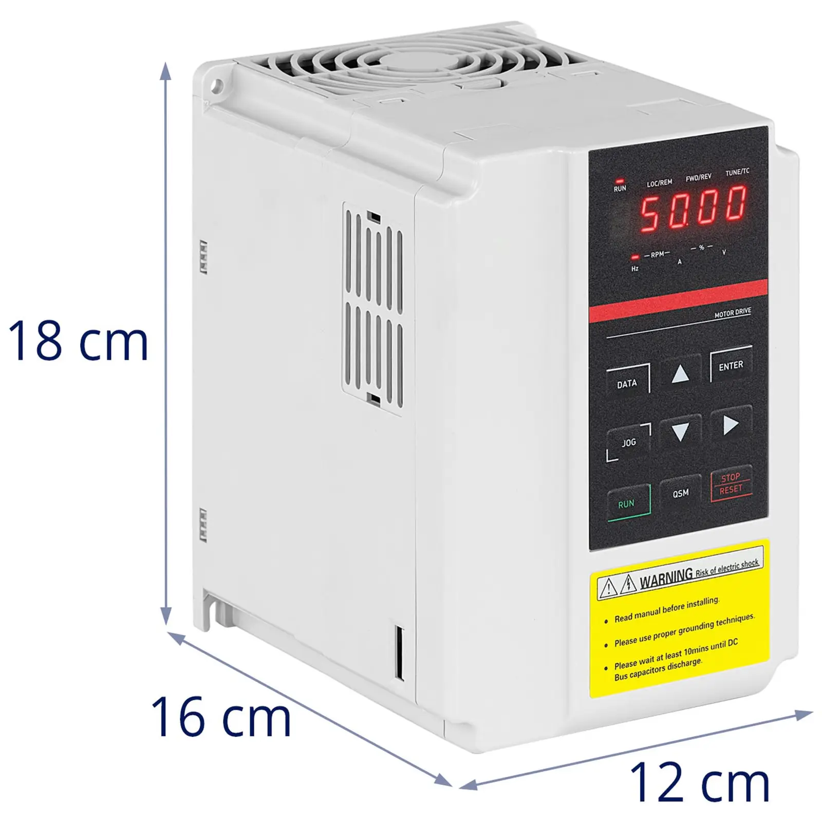 Frequenzumrichter - 2,2 KW / 3 PS - 380 V - 50 - 60 Hz - LED - 9