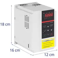 Měnič frekvence - 1,5 kW / 2 hp - 380 V - 50–60 Hz - LED