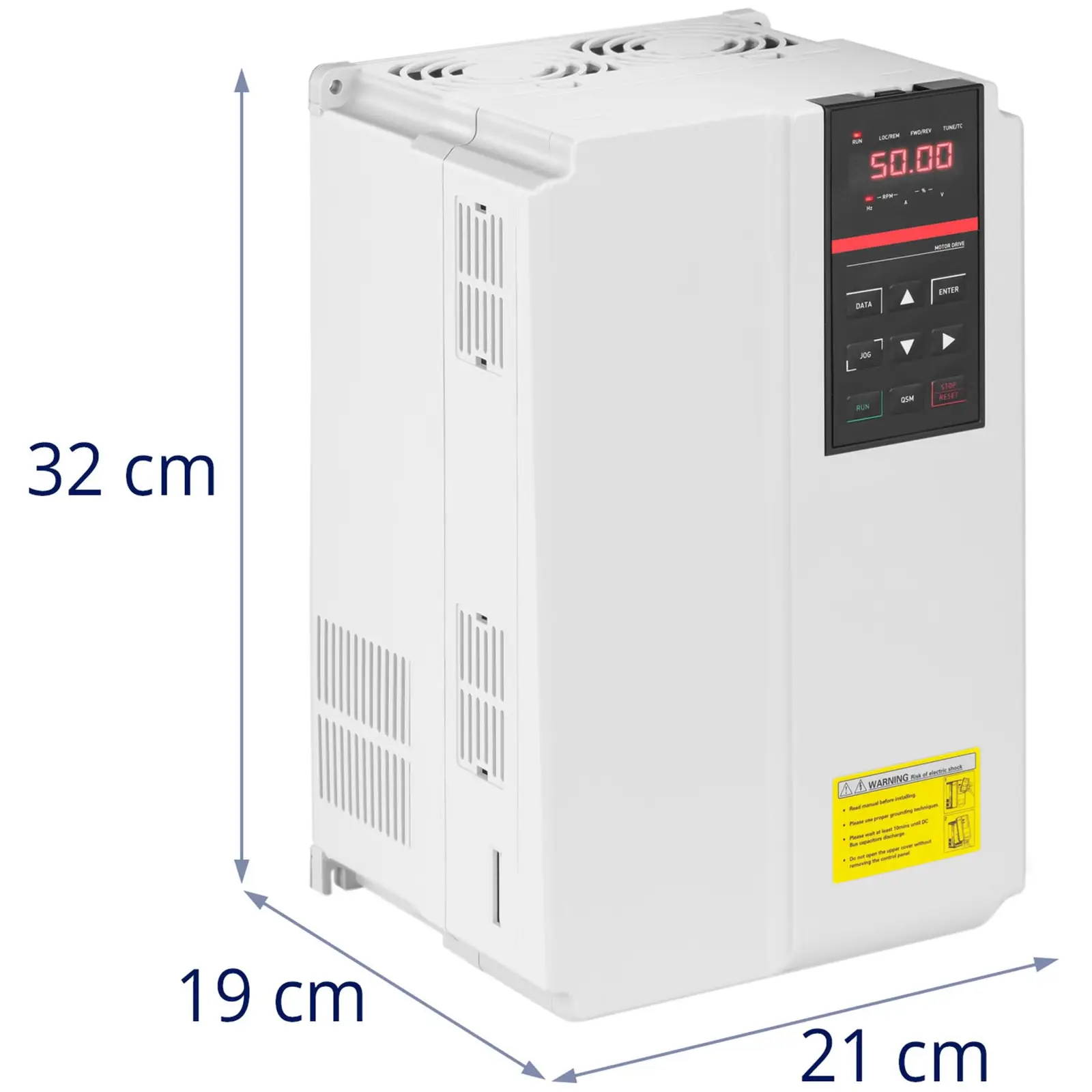 Przetwornica częstotliwości - 15 kW / 20 HP - 380 V -  50-60 Hz - LED
