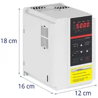 frequentie omzetter - 0,75 kW / 1 pk - 380 V - 50-60 Hz - LED