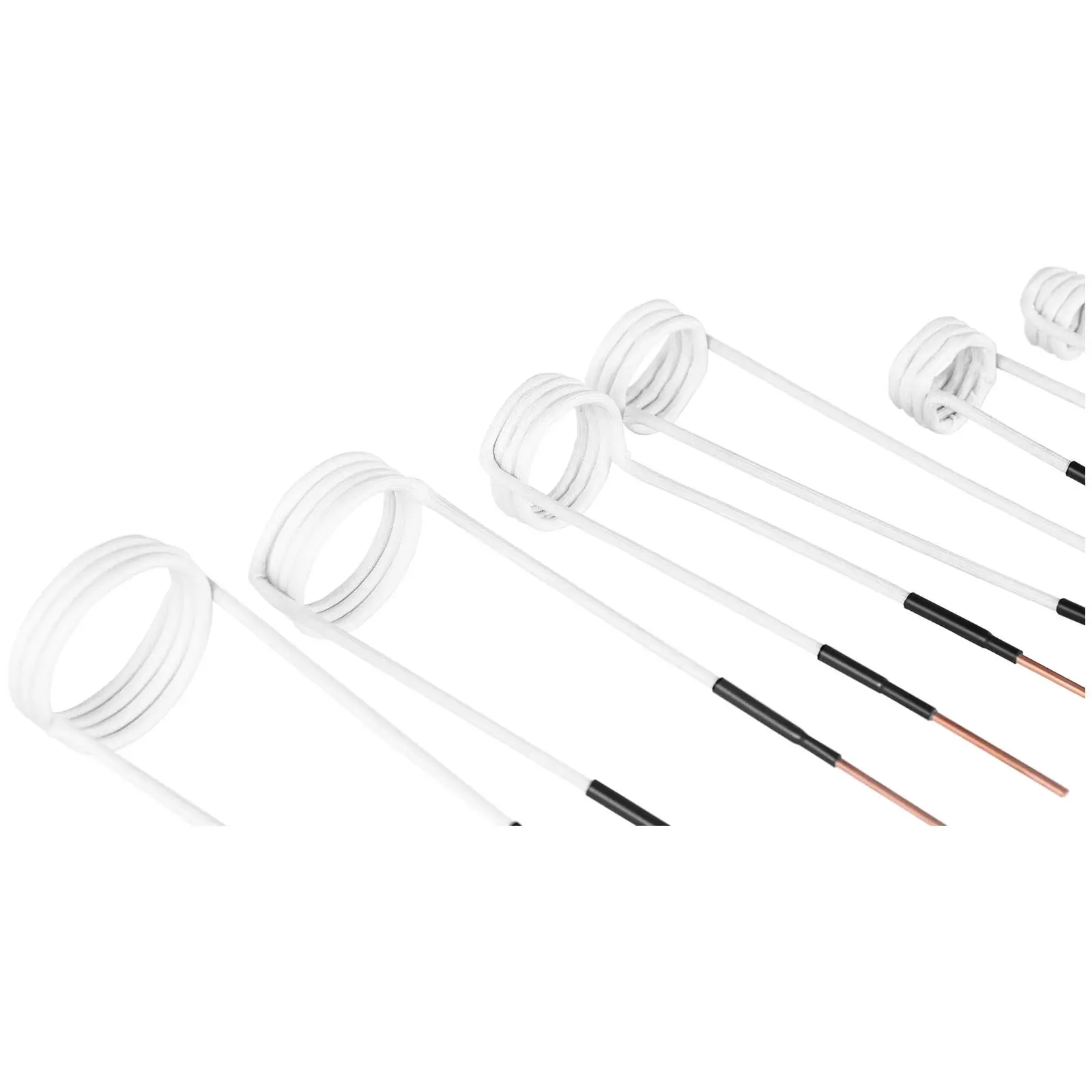 Bobinas de inducción en set - 9 bobinas - 3 - 50 mm - latón / fibra de vidrio