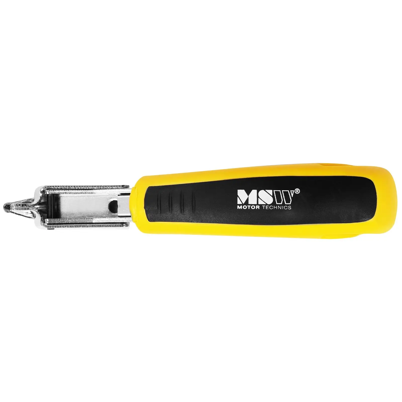 Staple Gun - staple pliers - staples 4 - 14 mm (Dimensions (LxWxH): 14 x 2 x 10 cm)
