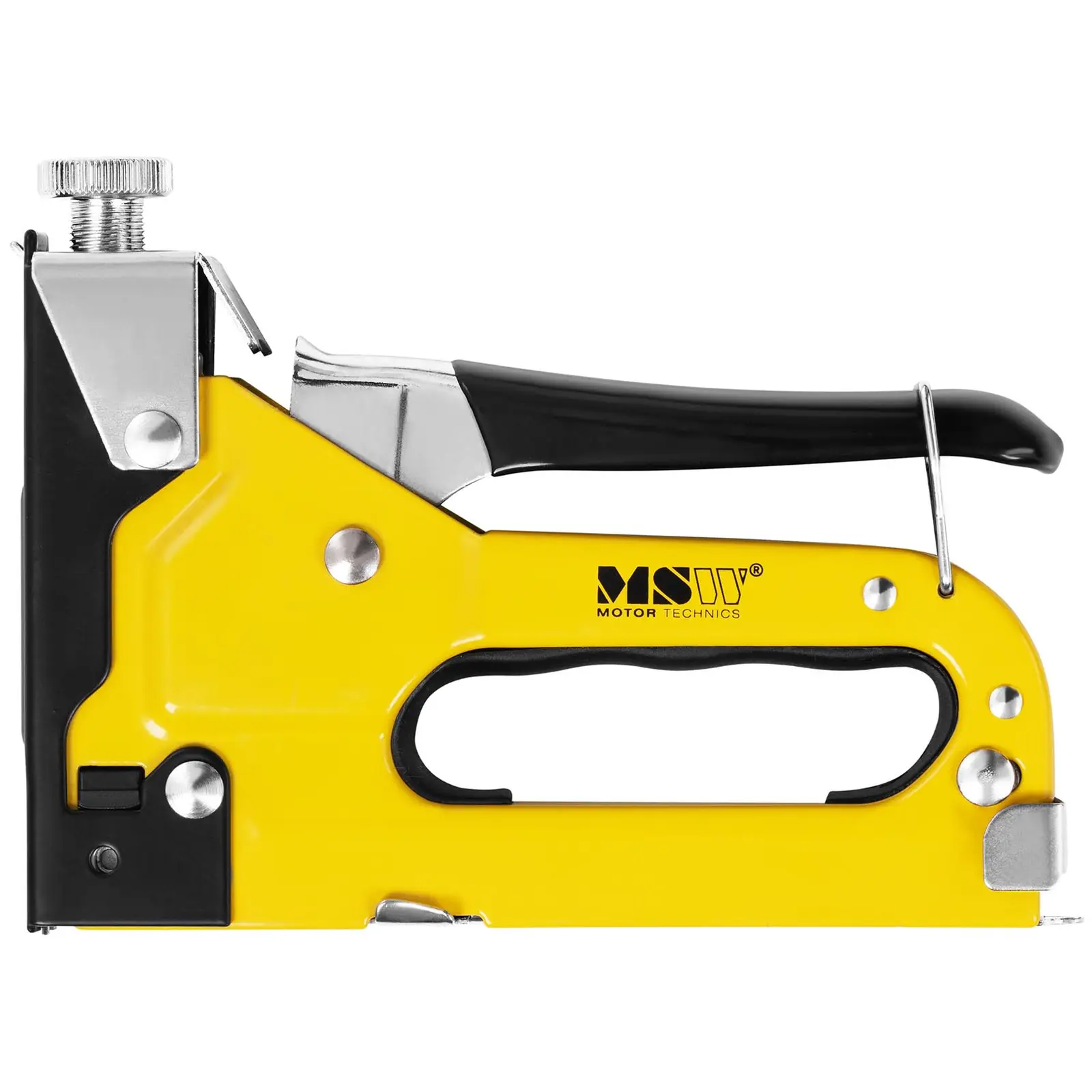 Staple Gun - staple pliers - staples 4 - 14 mm (Shipping dimensions (LxWxH): 19 x 18 x 4 cm)