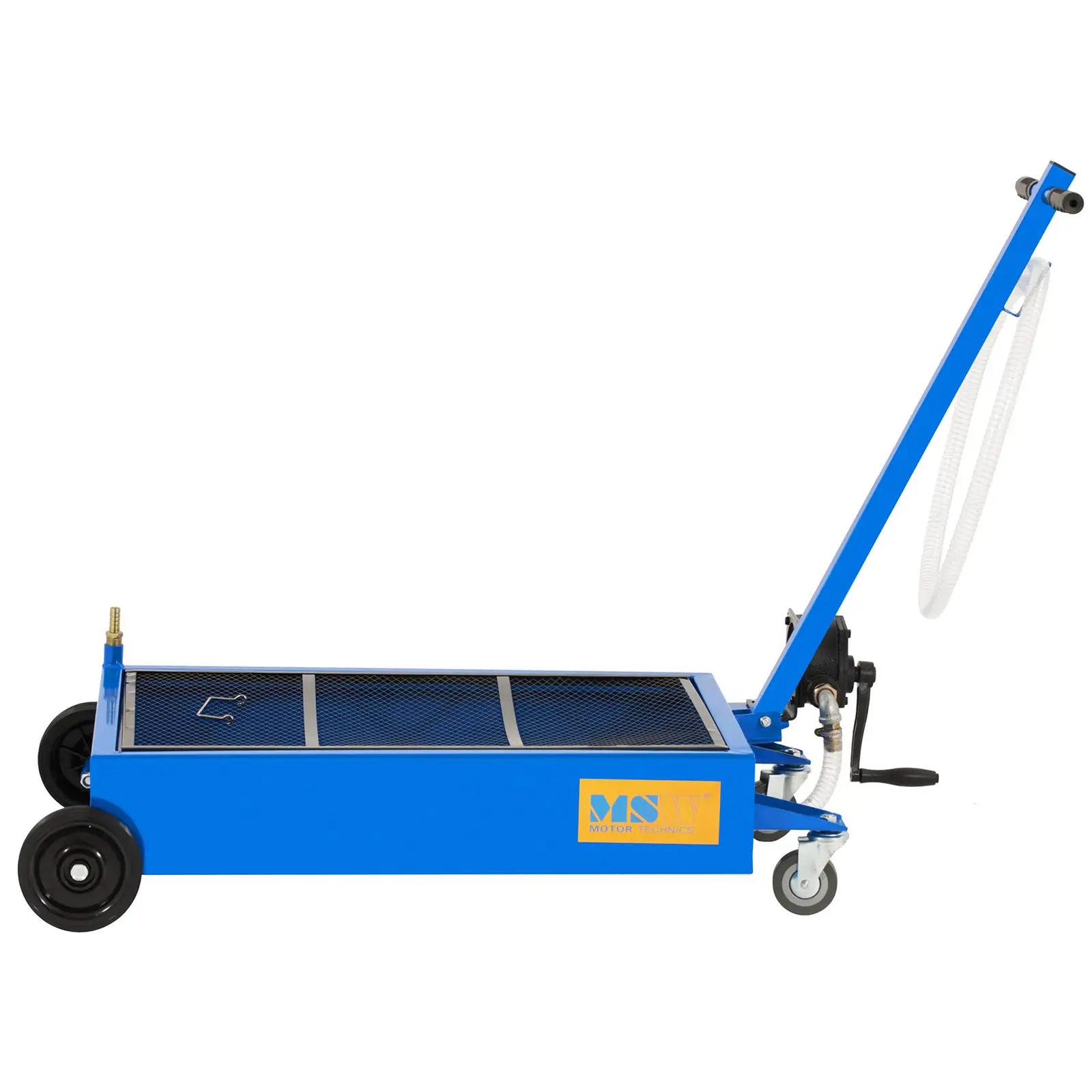 Mobile Oil Drain Pan - 55 L - hand pump