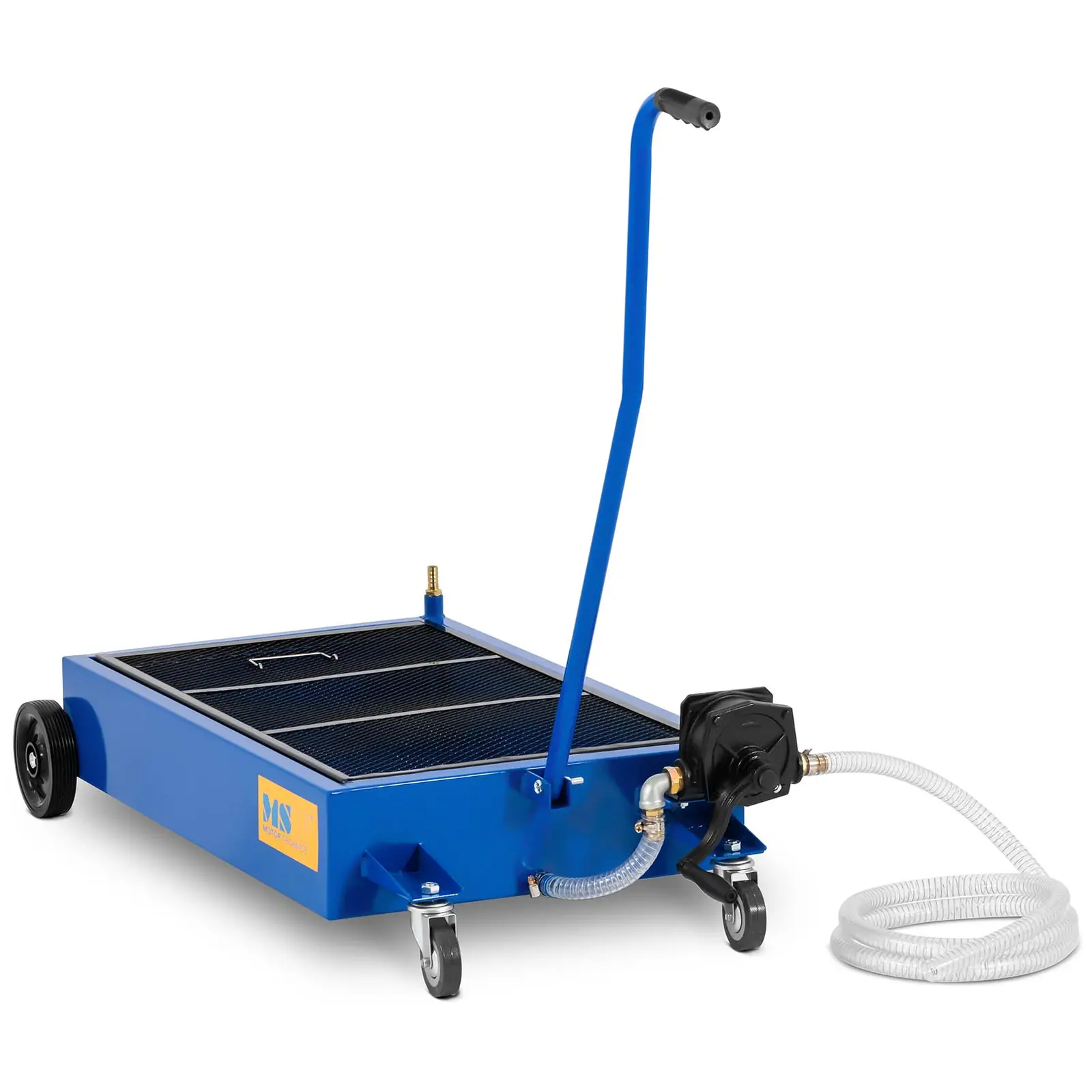 Mobile Oil Drain Pan - 65 L - hand pump