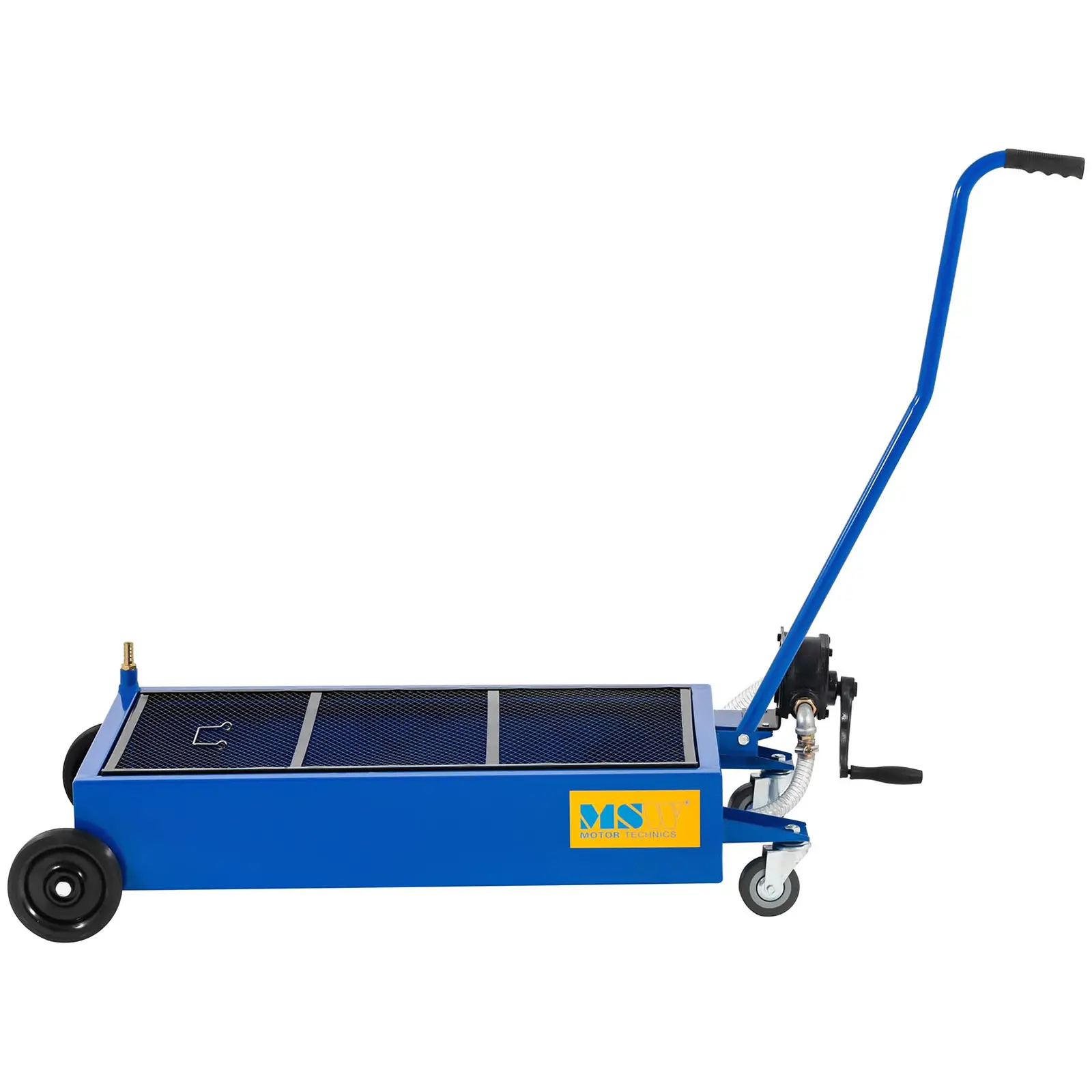 Mobile Oil Drain Pan - 65 L - hand pump