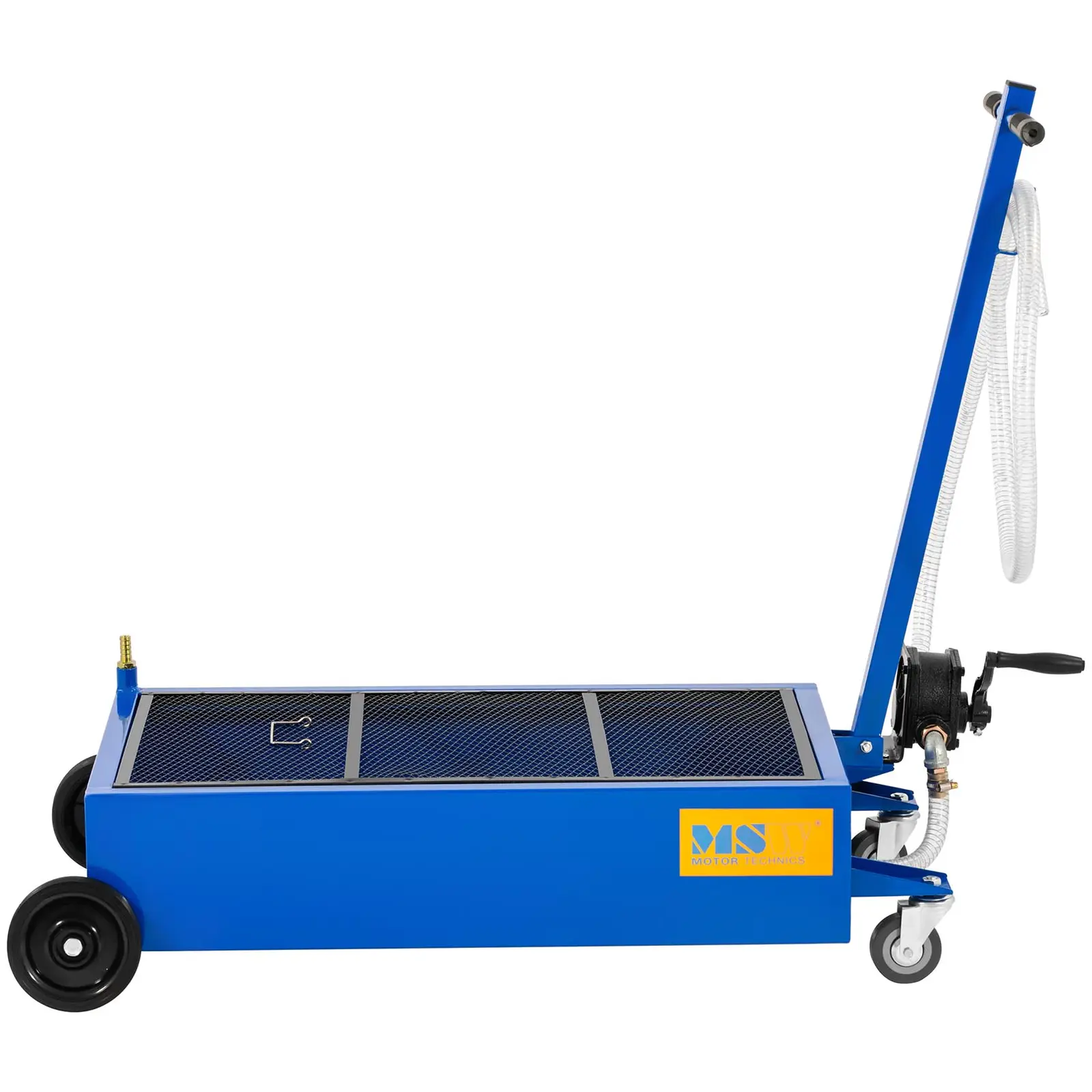 Mobile Oil Drain Pan - 75 L - hand pump