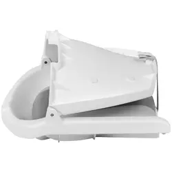 Bådsæde - 45 x 51 x 38 cm - Light grey, White