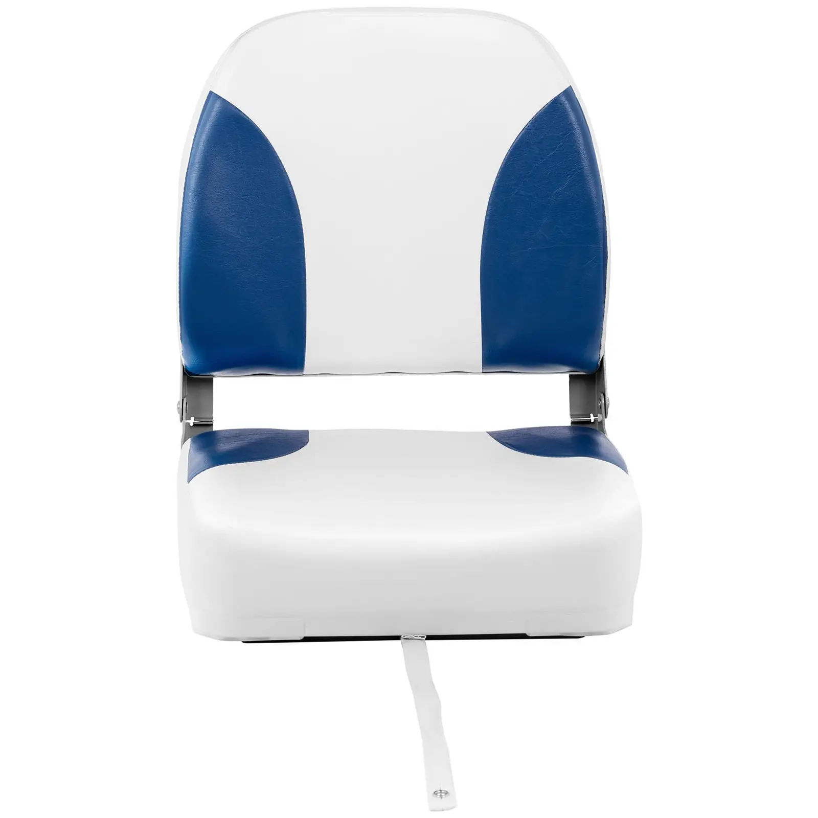 Ocasión Asiento de barco - 38x42x51 cm - blanco y azul