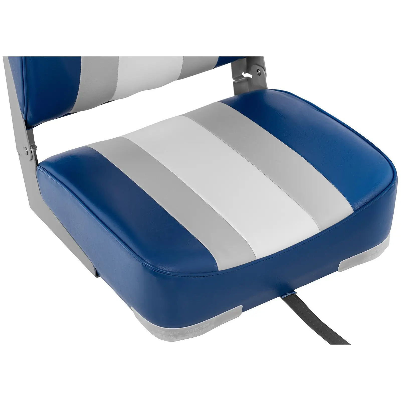 Boat Seat - 36x43x60 cm - Blue, Dark grey, White