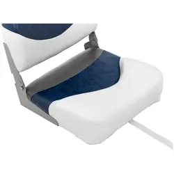 Assento para barco - 40x42x51 cm - branco, azul marinho, antracite