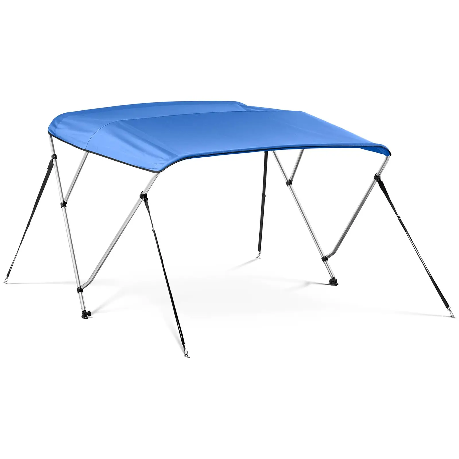 Toldo para barco - 3 fitas - 178 x 175 x 116 (CxLxA) cm - azul-colbato