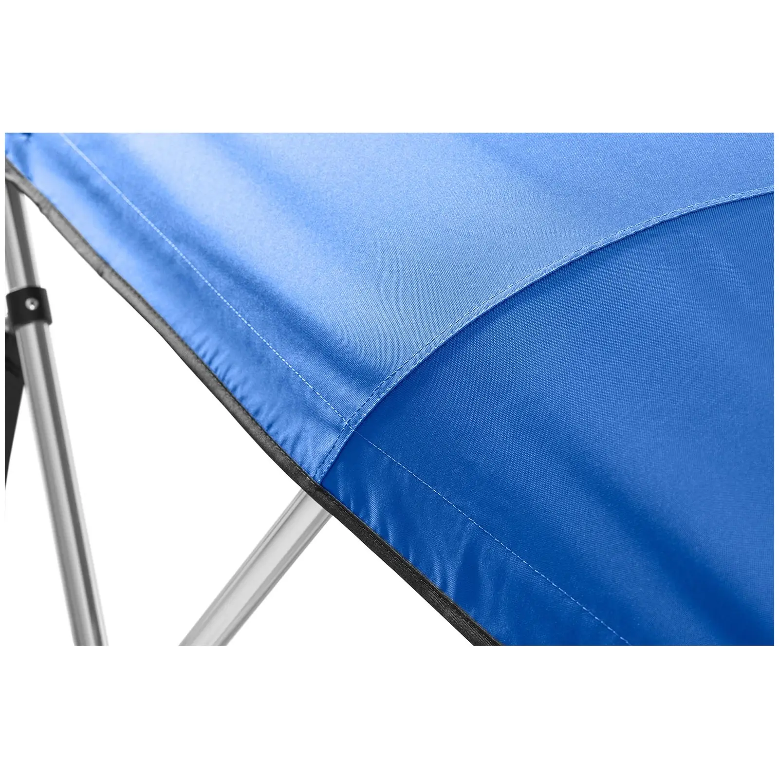 Горно покривало за лодка - 3 дъги - 183 x (155-167) x 116 (ДхШхВ) см - кобалтово синьо