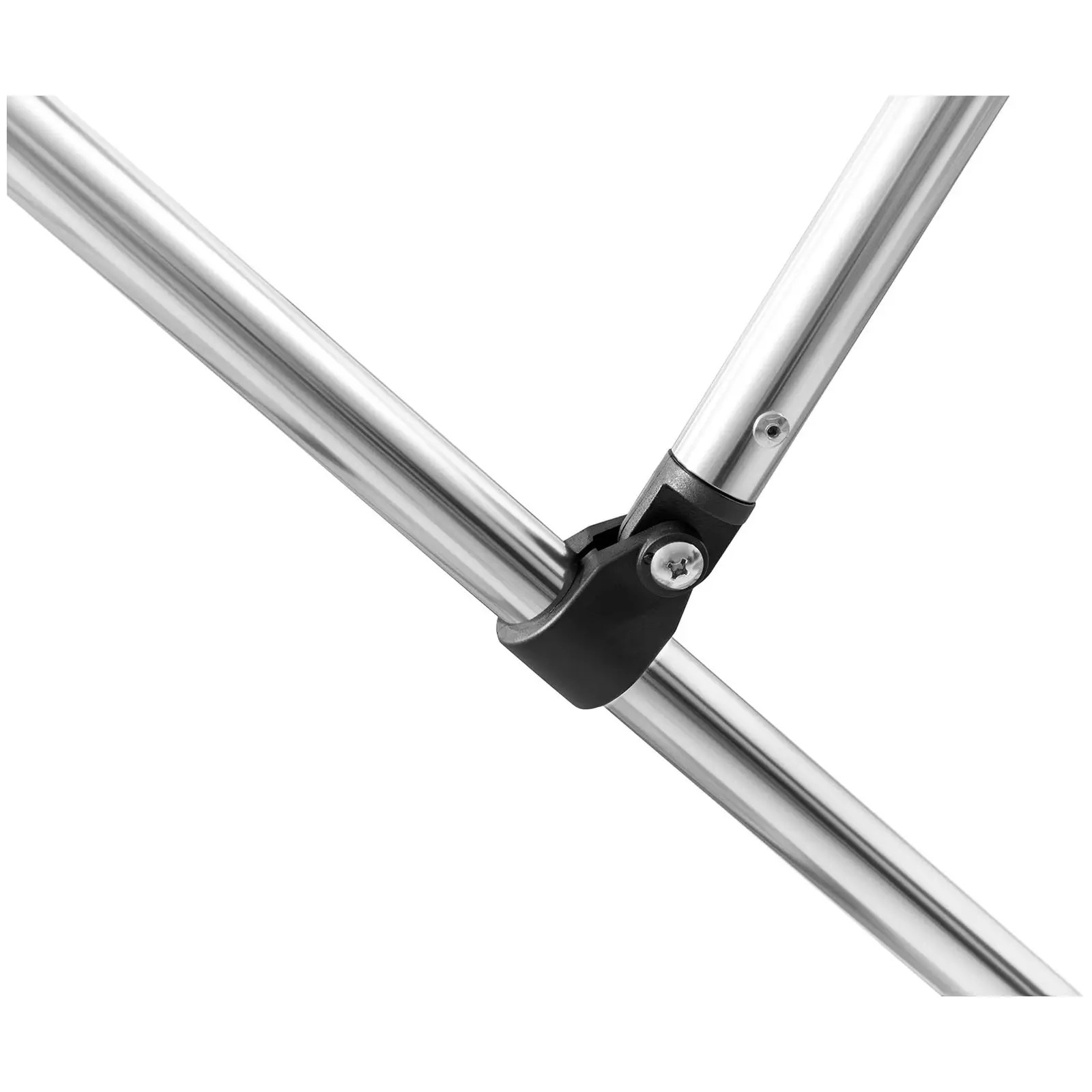 Båtkapell - 4 bågar - 243 x 185–198 x 137 (LxBxH) cm - Koboltblå (Material: Aluminium)