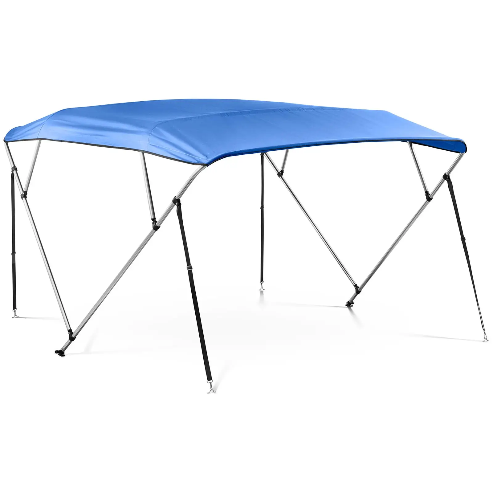 Occasion Bimini bateau - 4 arceaux - 243 x 200 - 213 x 137 (LxlxH) cm - Bleu cobalt