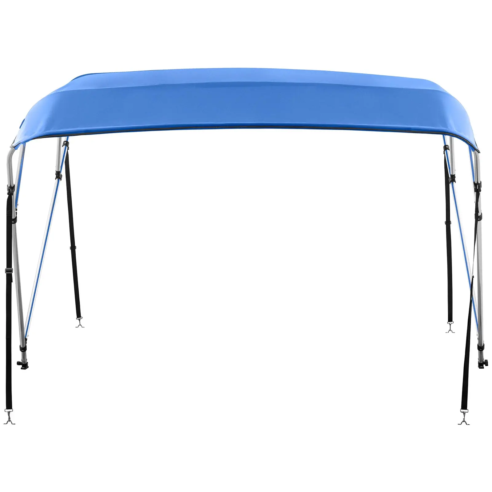 Occasion Bimini bateau - 4 arceaux - 243 x 200 - 213 x 137 (LxlxH) cm - Bleu cobalt