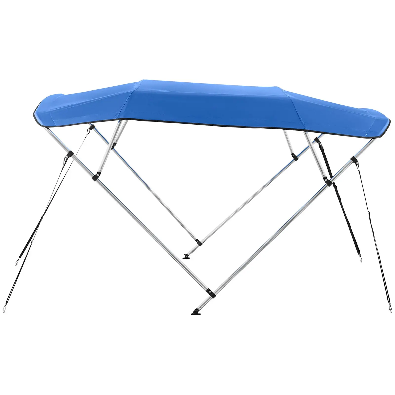 Occasion Bimini bateau - 4 arceaux - 243 x 200 - 213 x 137 (LxlxH) cm - Bleu cobalt