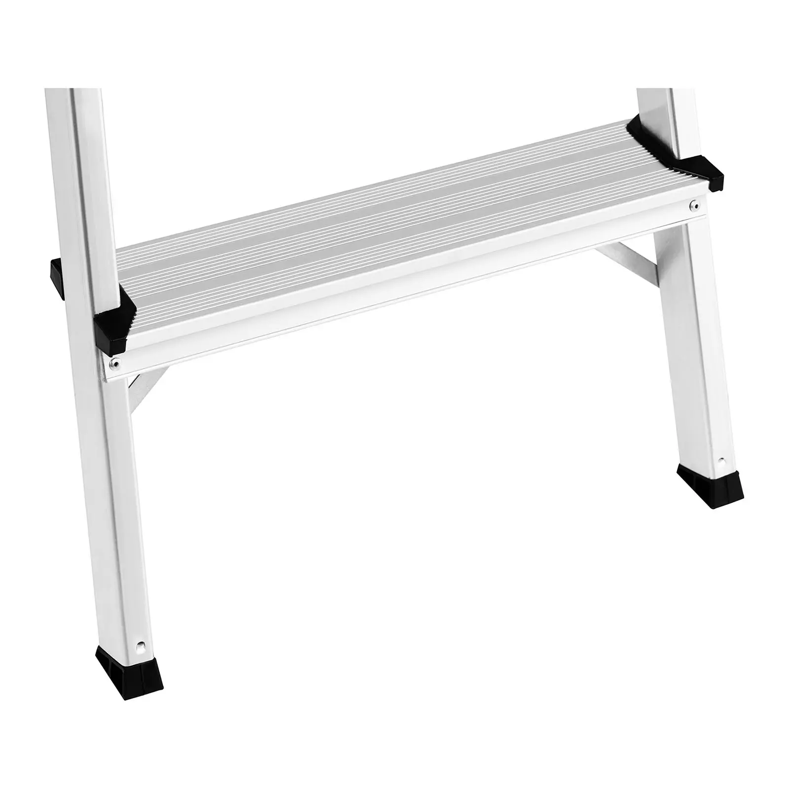 Hliníkové schůdky - 2 x 3 příčky - Hliník -  výška 65 cm (Typ: Manuální)