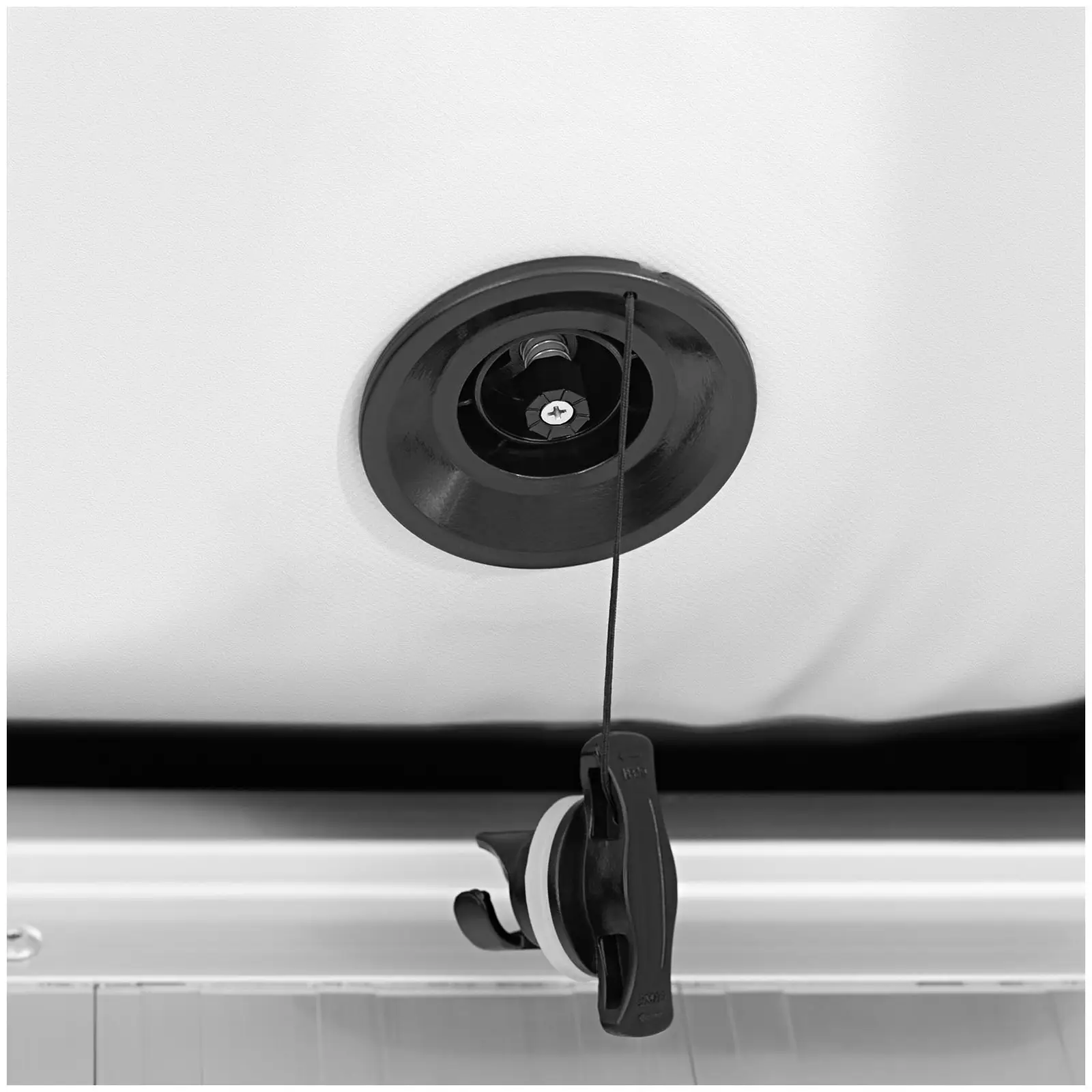 Kumivene - Black, White - 843 kg (Materiaalipaksuus: 1.2 mm)
