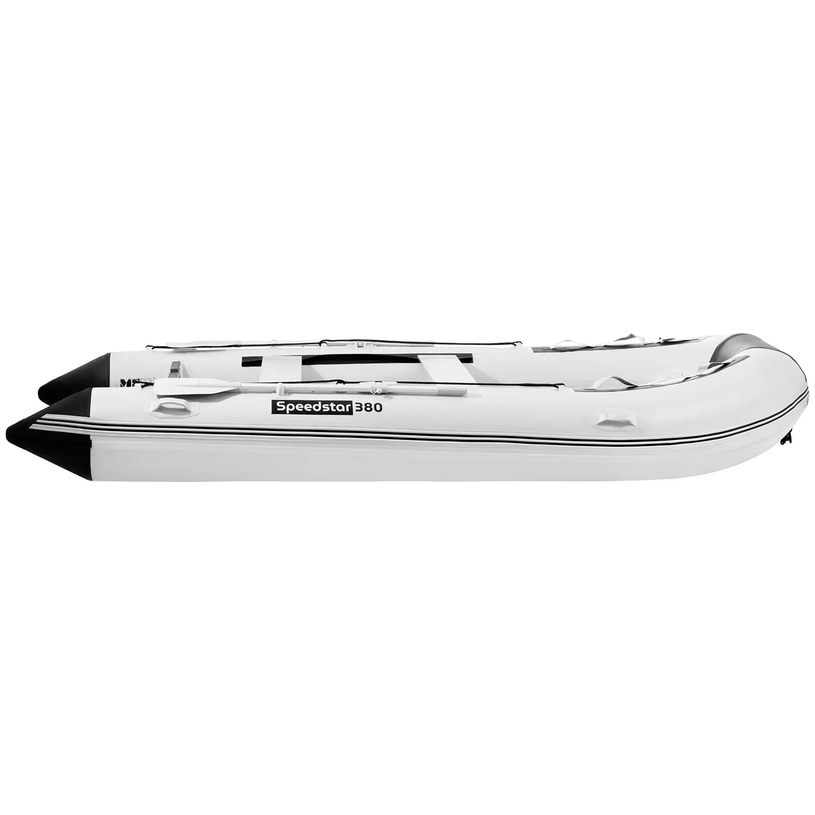 Kumivene - Black, White - 843 kg (Pohja: alumiini)