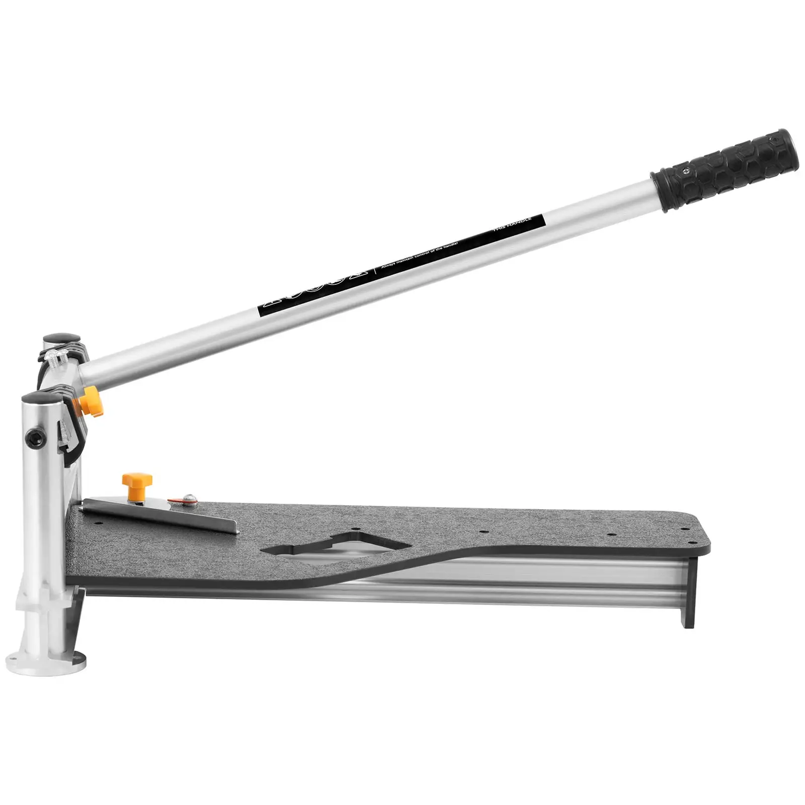 B-Ware Laminatschneider - manuell - Stärke: 16 mm - Winkellehre - 230 mm (Abmessungen (LxBxH): 91 x 36 x 64 cm)