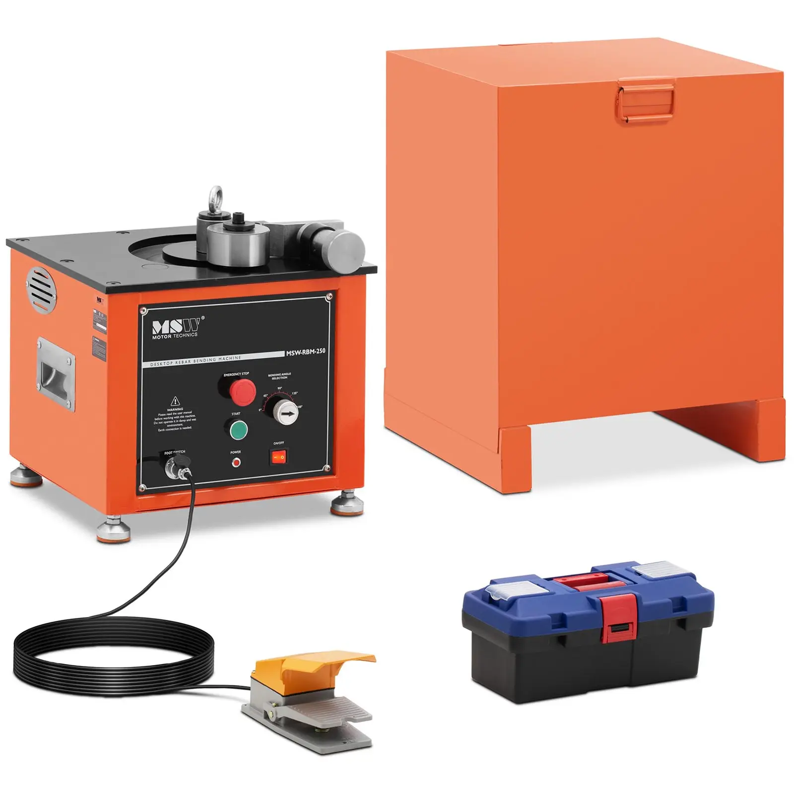Kulatý ohýbač - elektrický - 25 mm tloušťka ohybu - 0–180° - nožní pedál - Obrázek produktu
