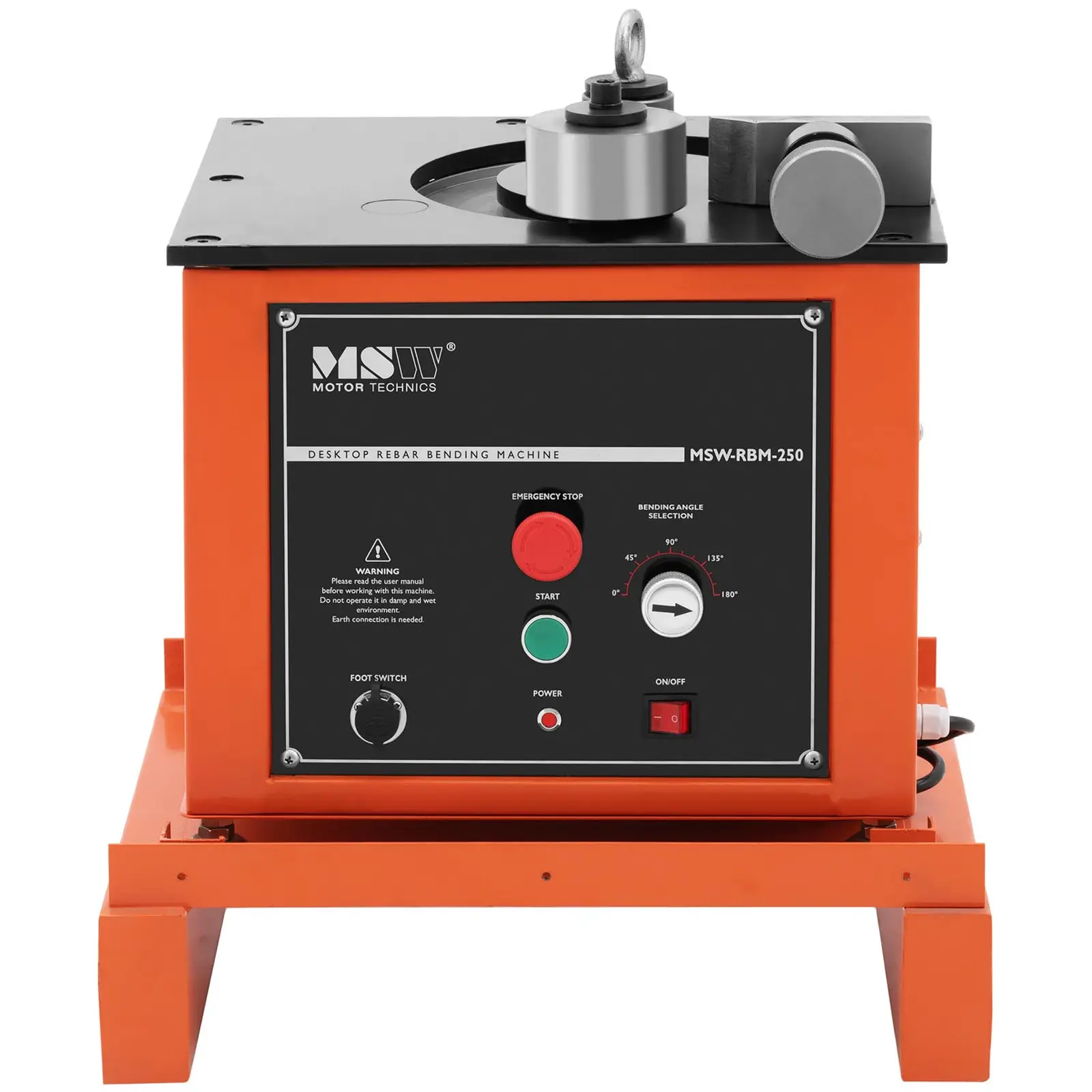 Armeringsbøyemaskinen – Elektrisk – 25 mm bøyetykkelse – 0–180° – Fotpedal