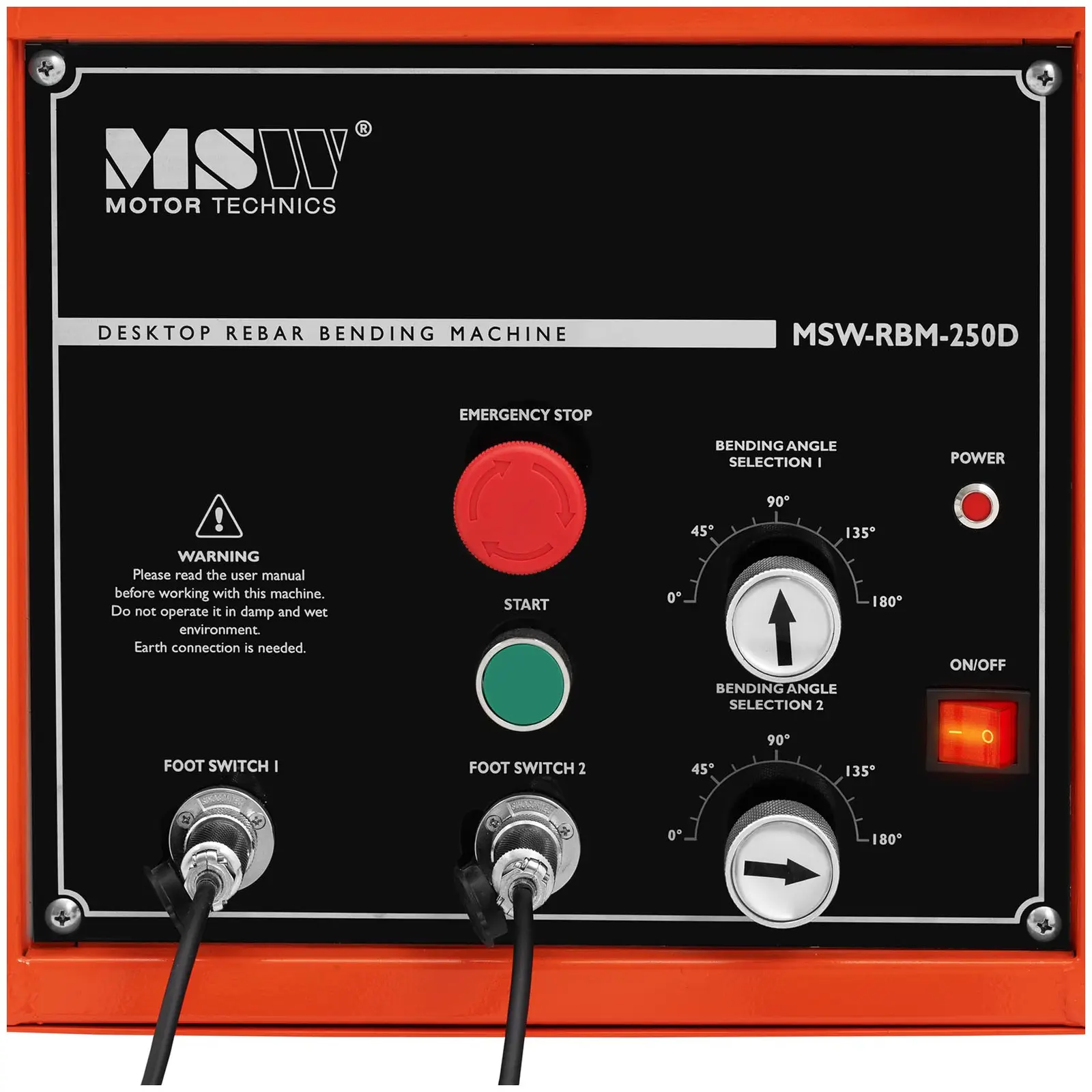 Rundbiegemaschine - elektrisch - 25 mm Biegedicke - 0 - 180° - 2 Fußdpedale