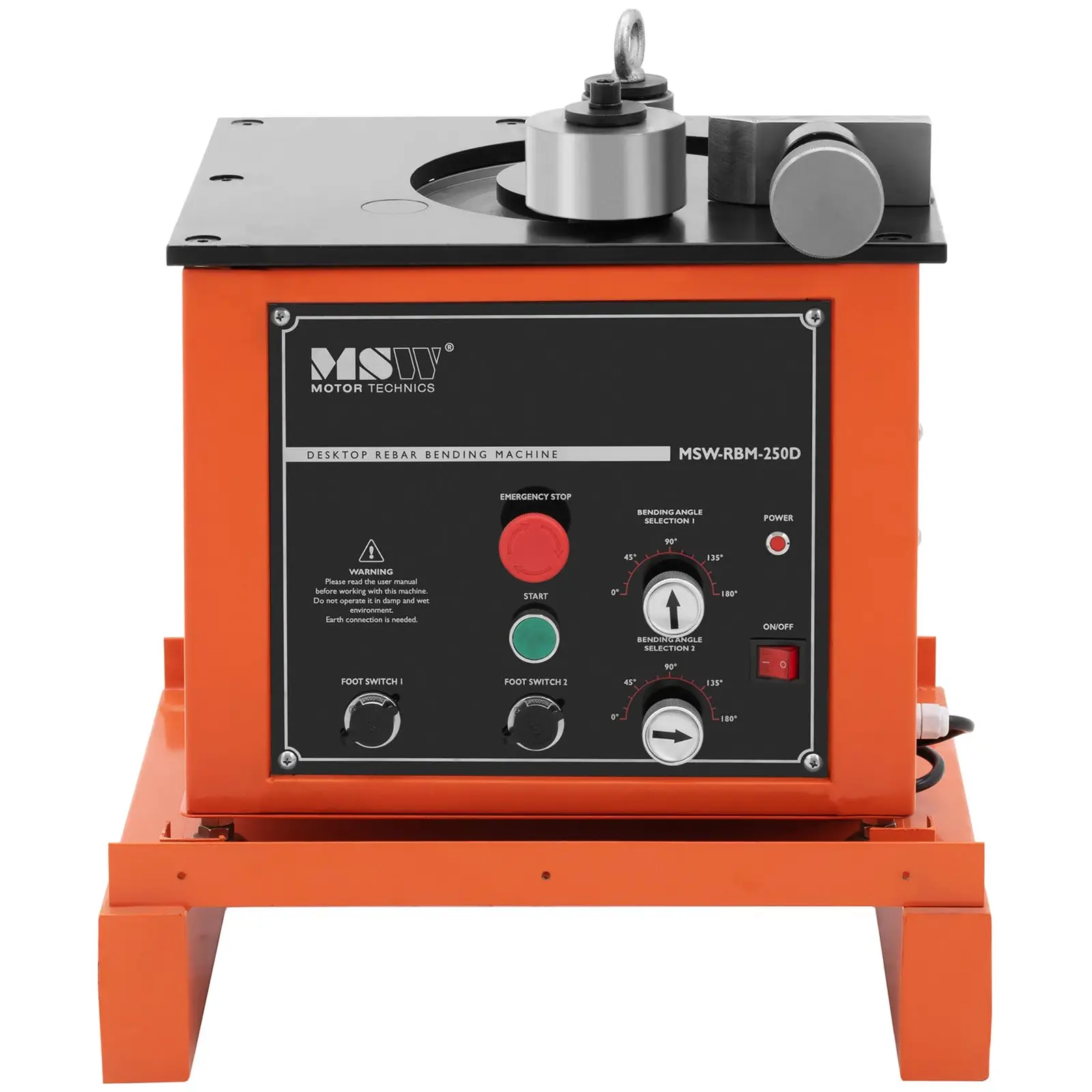 Armeringsbøyemaskinen – Elektrisk – 25 mm bøyetykkelse – 0–180° – 2 fotpedaler