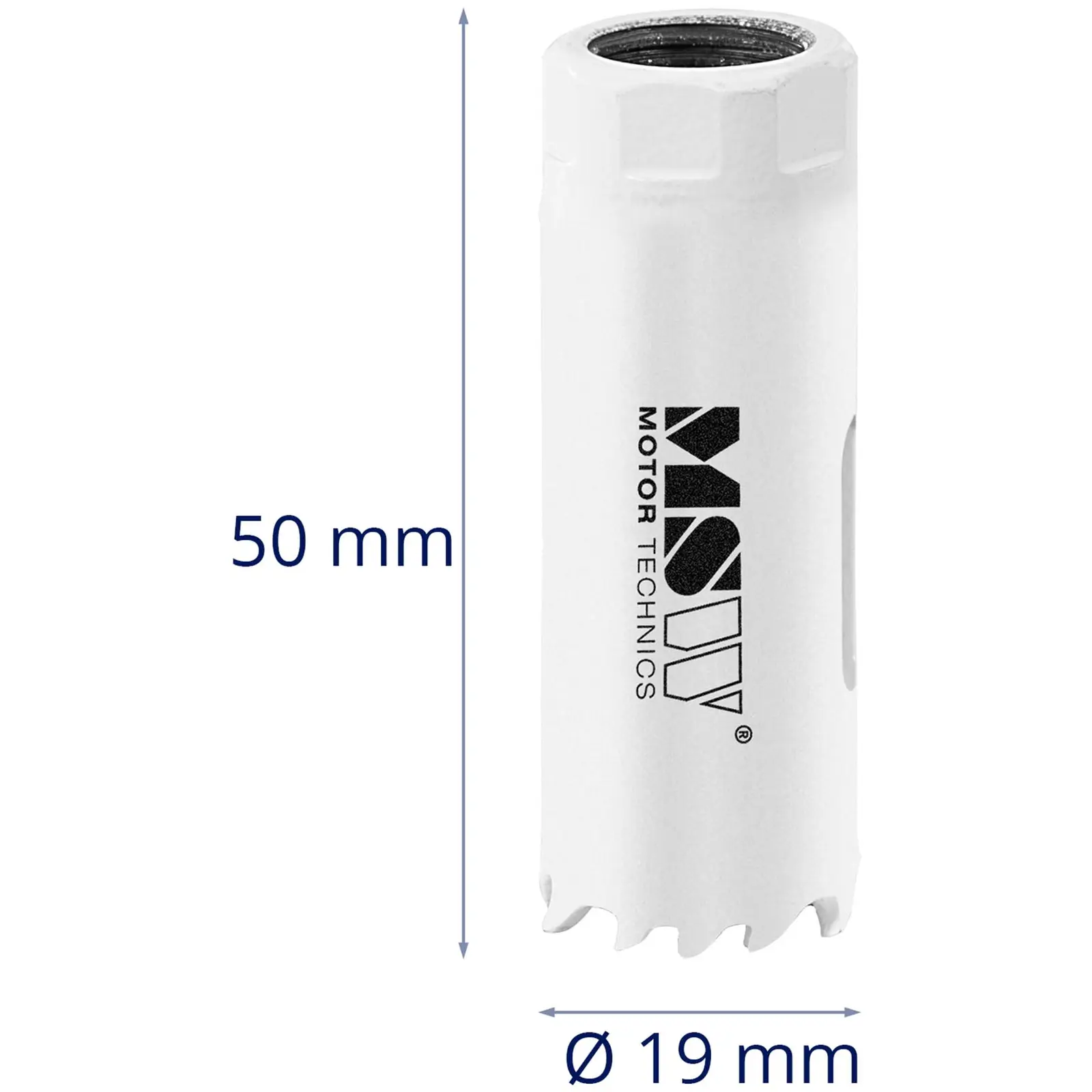 Bi-metalová děrovací pila - Ø 19 mm (Rozměry (DxŠxV): 5 x 2 x 2 cm)