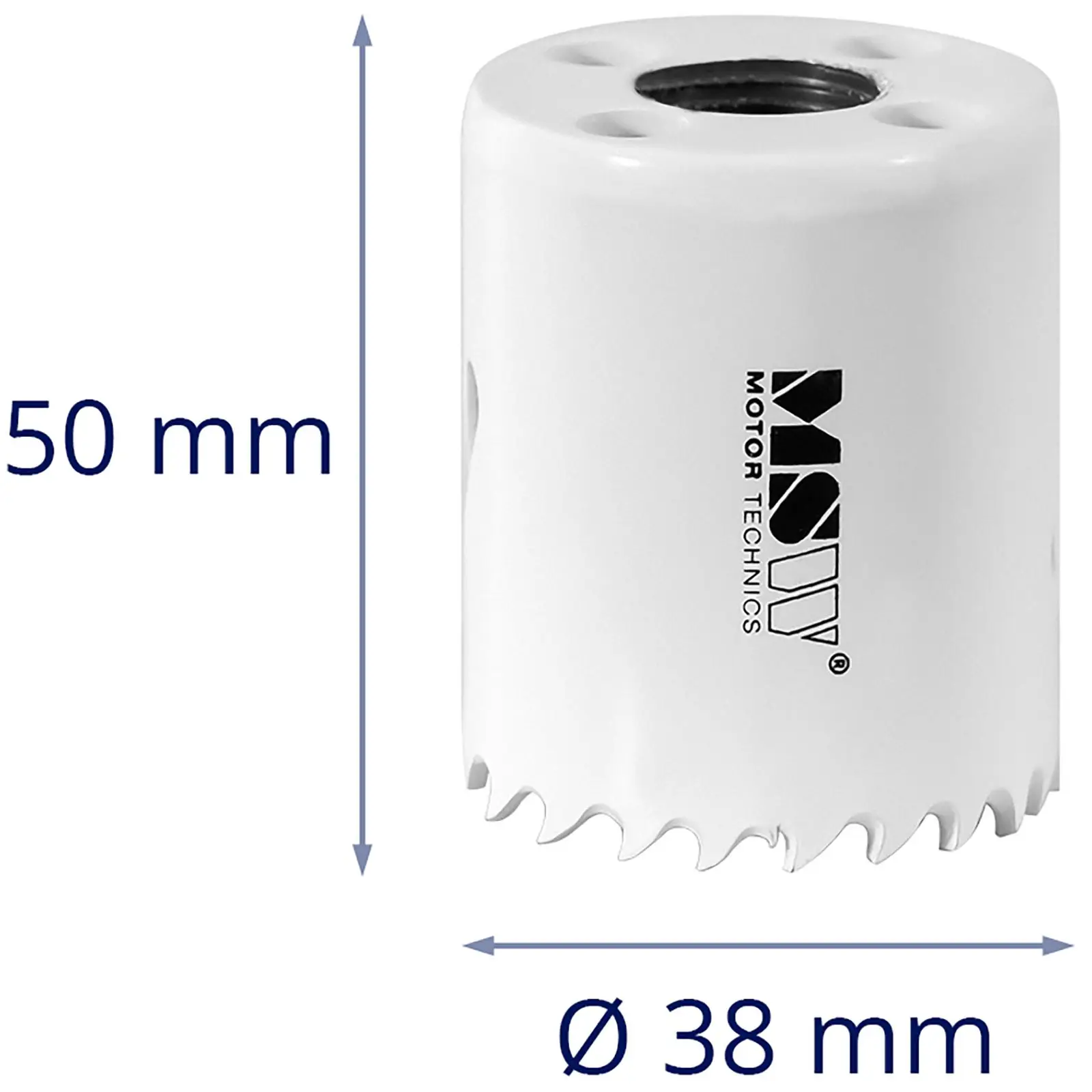Bi-metalová děrovací pila - Ø 38 mm (Rozměry (DxŠxV): 5 x 3.8 x 3.8 cm)