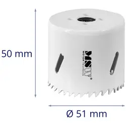 Scie-cloche bimétal - Ø 51 mm