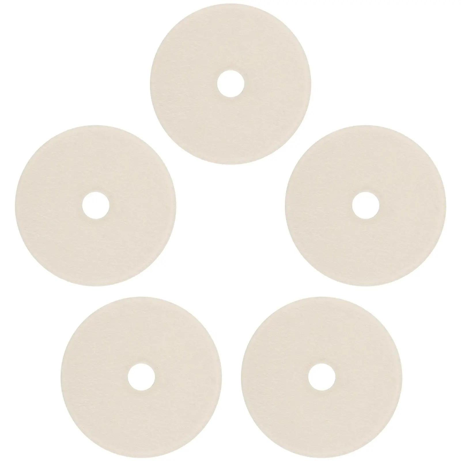 Brestol Set 2 Dischi Per Lucidatura Solidi – 150x30 Mm Con Velcro – Per Lucidatrice