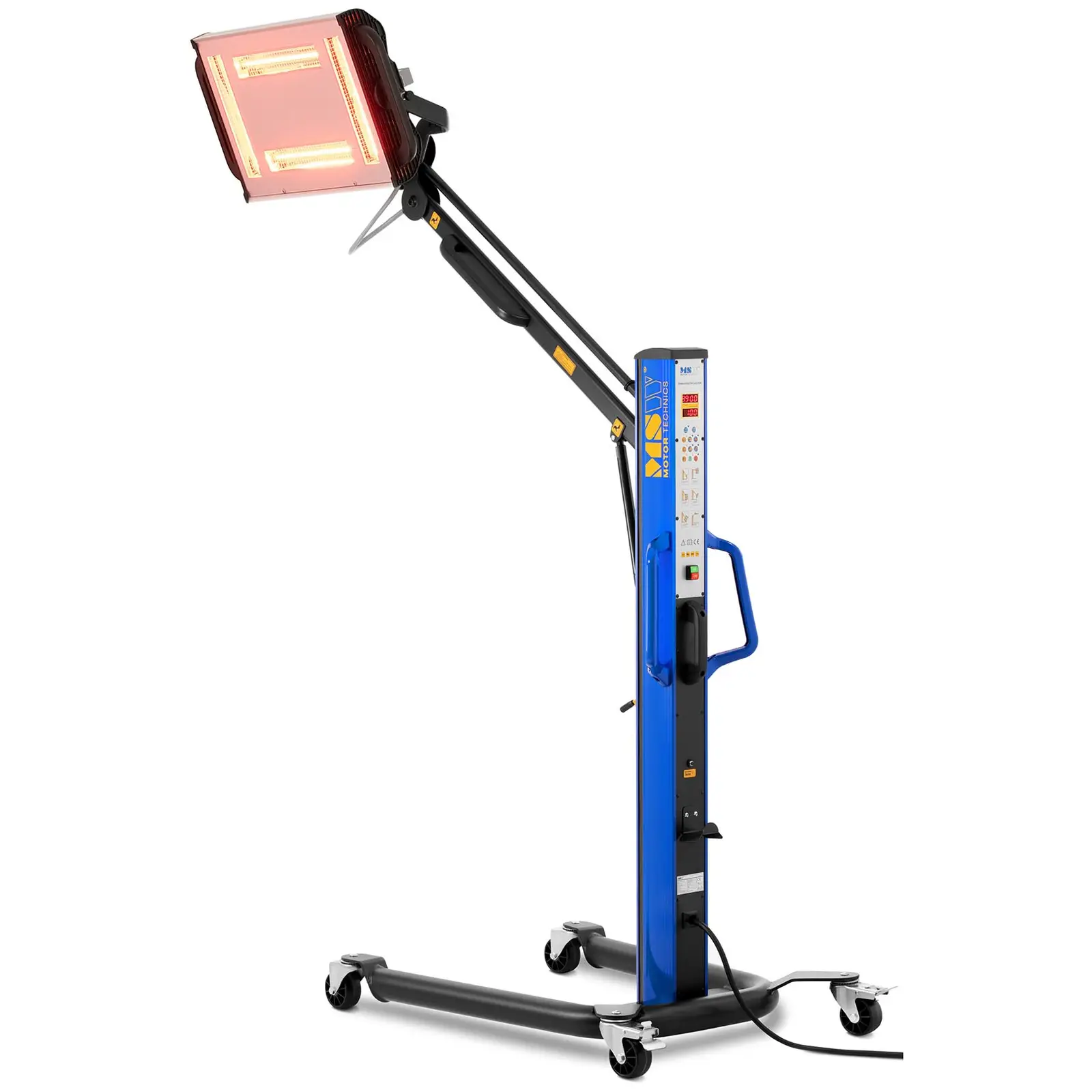 IR-tørker – 4 x 1000 W radiatorer – Høyde: opptil 240 cm – Avstand / temperatursensor - Produktbilde
